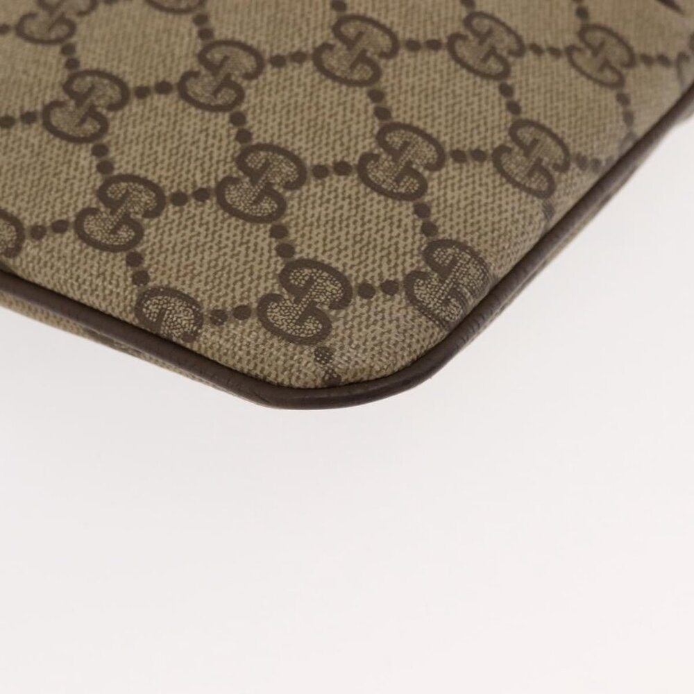 Authentic GUCCI GG Supreme Web Sherry Line Bag PVC Beige Gold 904 02 047 - Picture 2 of 16